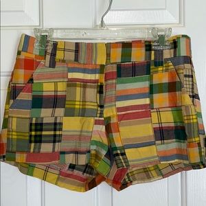 J. Crew Multicolor Plaid Women Shorts